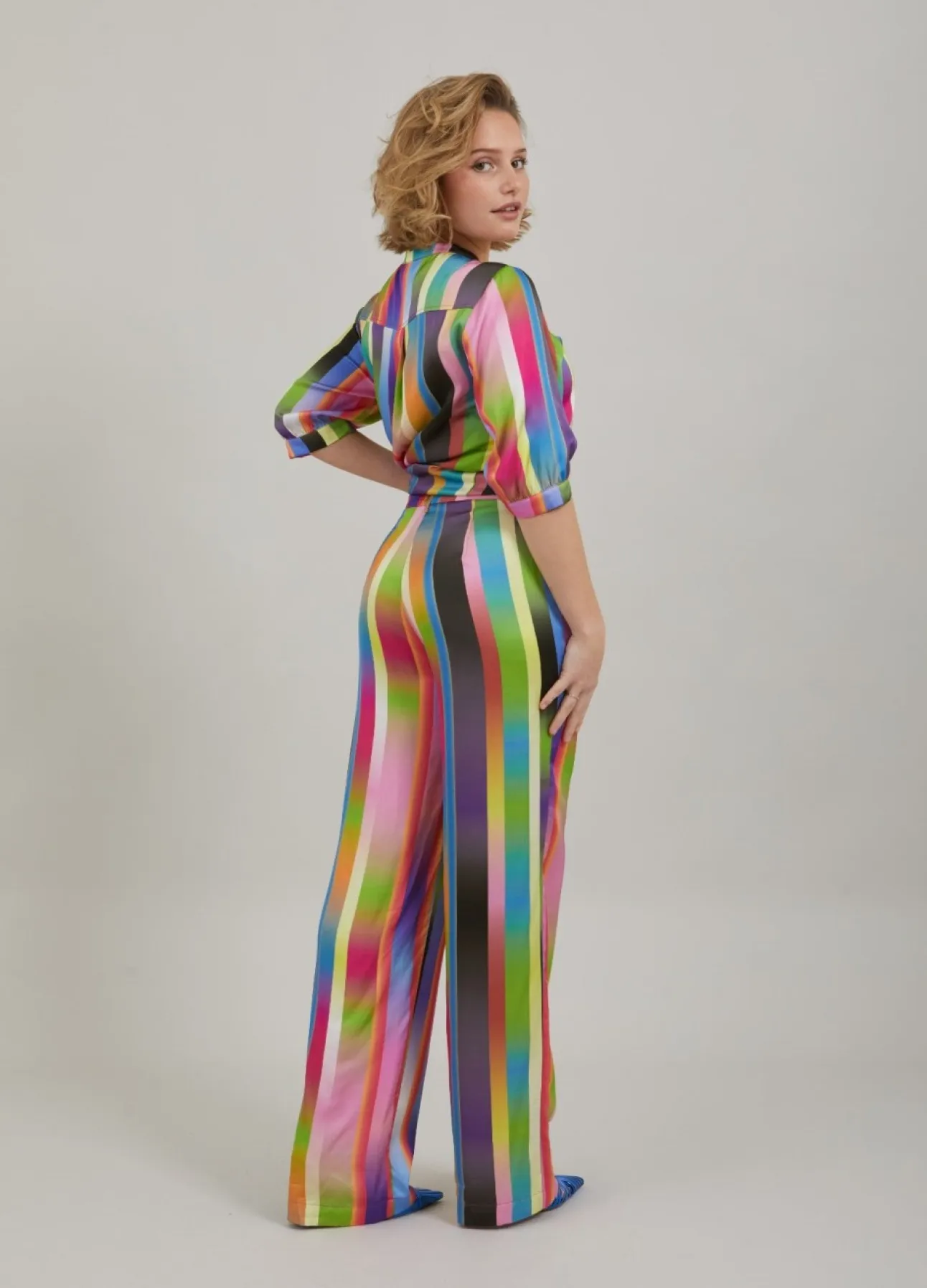 Kvinde Coster Copenhagen Bukser^Bukser M. Faded Stribe Print