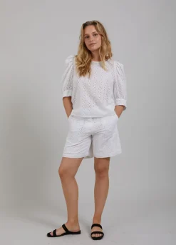 Kvinde Coster Copenhagen Skjorter Og Bluser^Cc Heart Amy Top M. Broderie Anglaise