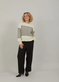 Kvinde Coster Copenhagen Strik^Cc Heart Collins Comfy Stribe