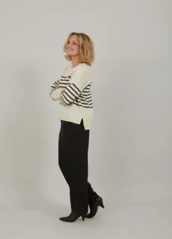 Kvinde Coster Copenhagen Strik^Cc Heart Collins Comfy Stribe