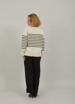 Kvinde Coster Copenhagen Strik^Cc Heart Collins Comfy Stribe