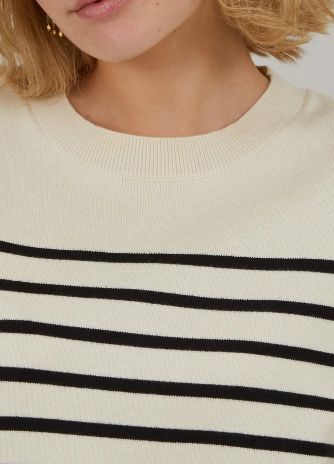 Kvinde Coster Copenhagen Strik^Cc Heart Collins Comfy Stribe