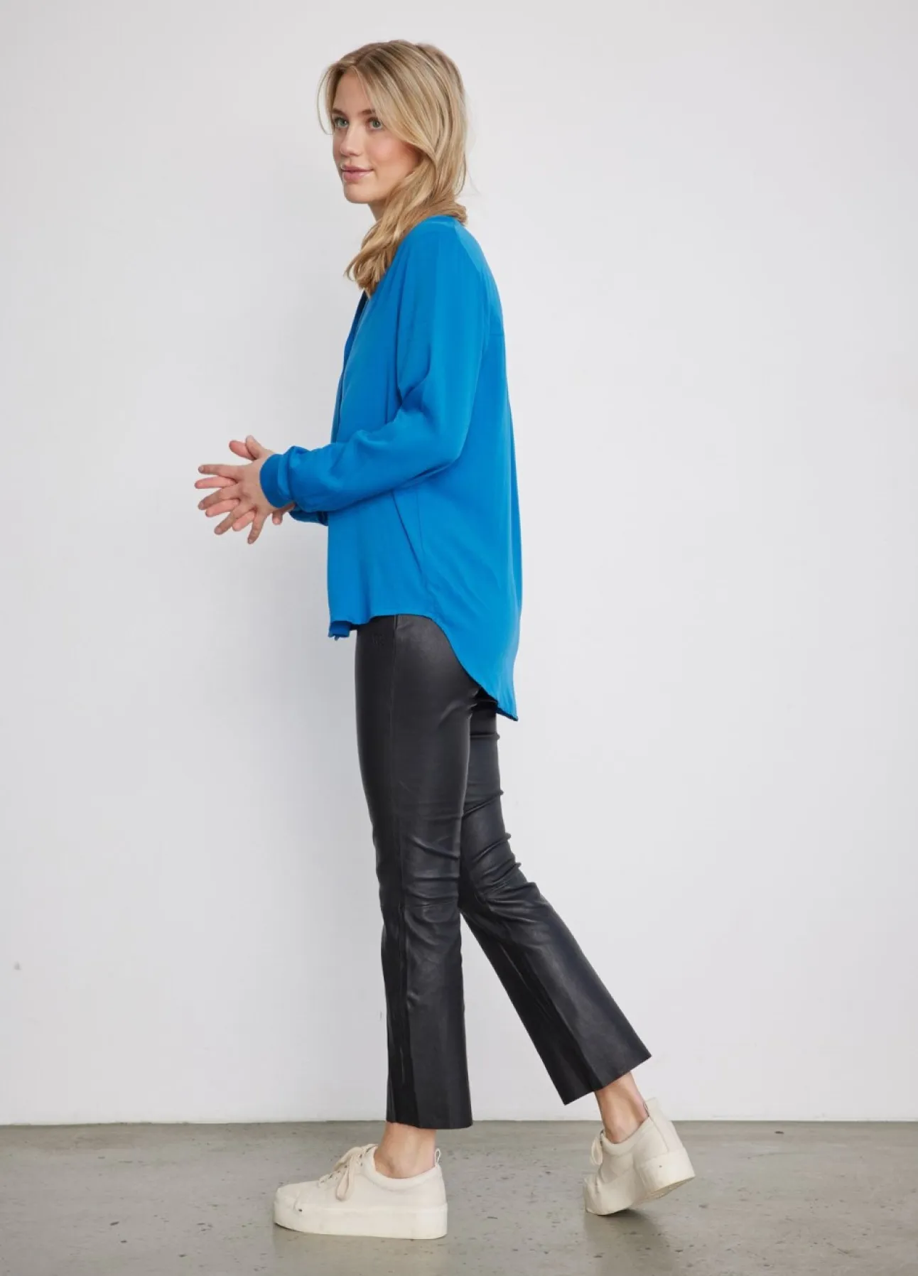 Kvinde Coster Copenhagen Læder^Cc Heart Cropped Læderleggings