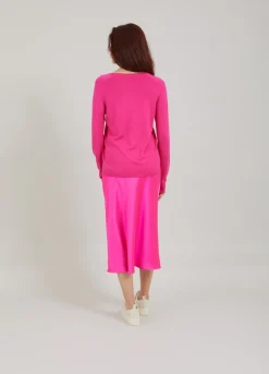 Kvinde Coster Copenhagen Strik^Cc Heart Ella Bluse M. Lange Aermer