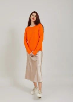 Kvinde Coster Copenhagen Strik^Cc Heart Ella Bluse M. Lange Aermer