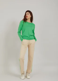 Kvinde Coster Copenhagen Strik^Cc Heart Ella Bluse M. Lange Aermer