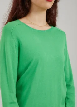 Kvinde Coster Copenhagen Strik^Cc Heart Ella Bluse M. Lange Aermer