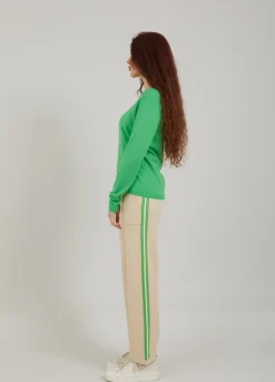 Kvinde Coster Copenhagen Strik^Cc Heart Ella Bluse M. Lange Aermer