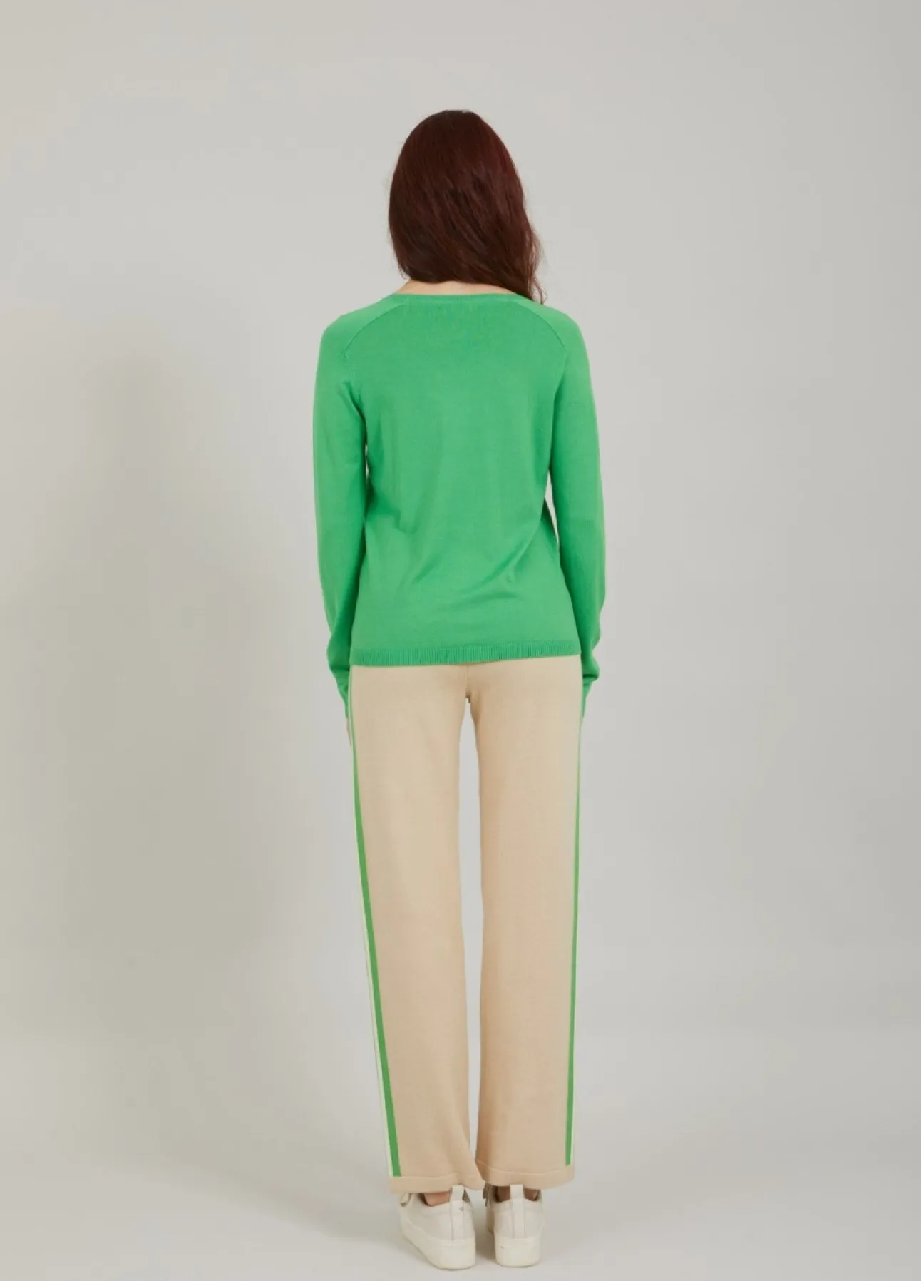 Kvinde Coster Copenhagen Strik^Cc Heart Ella Bluse M. Lange Aermer
