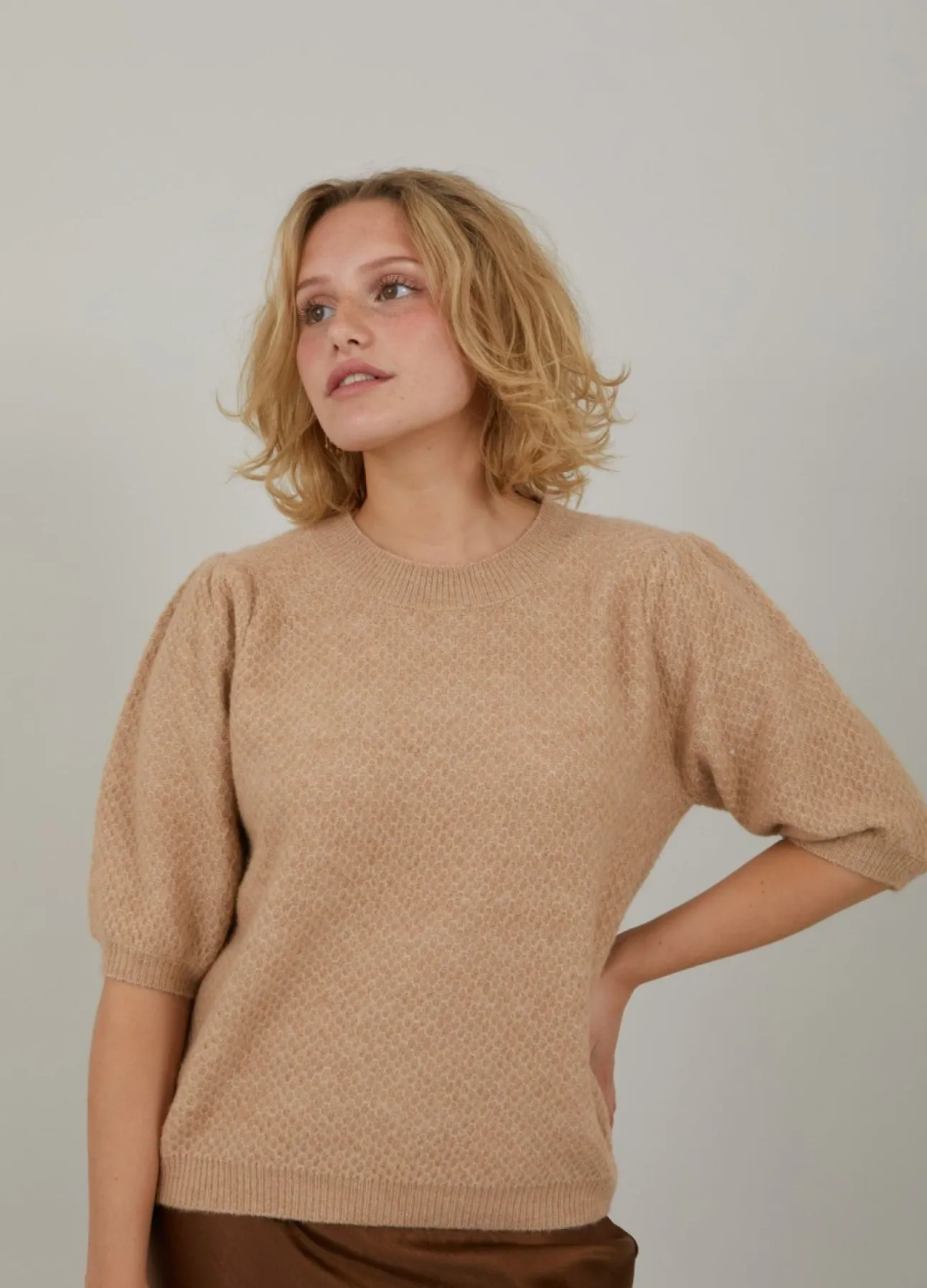 Kvinde Coster Copenhagen Strik^Cc Heart Elsa Alpaca Top