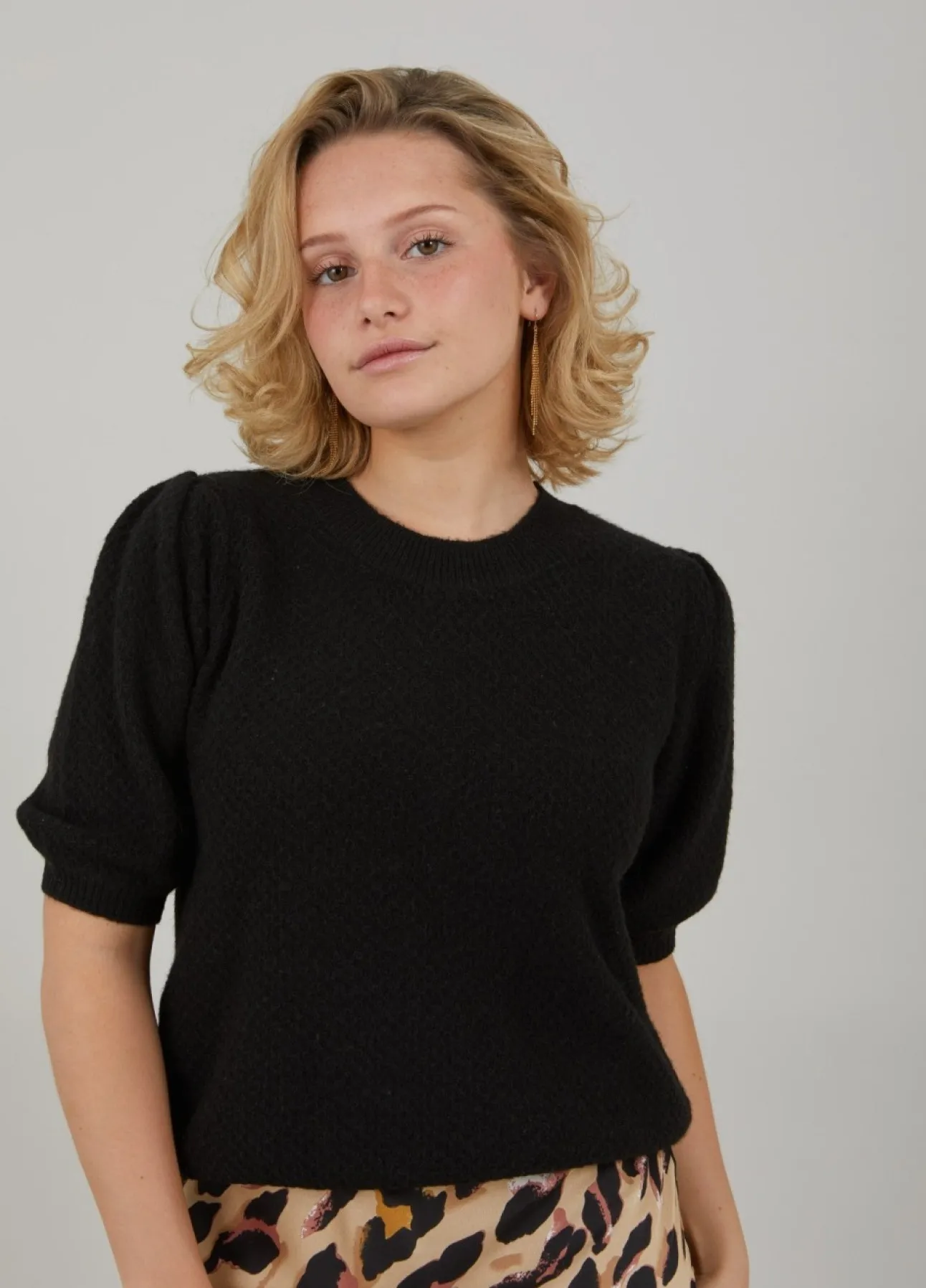 Kvinde Coster Copenhagen Strik^Cc Heart Elsa Alpaca Top