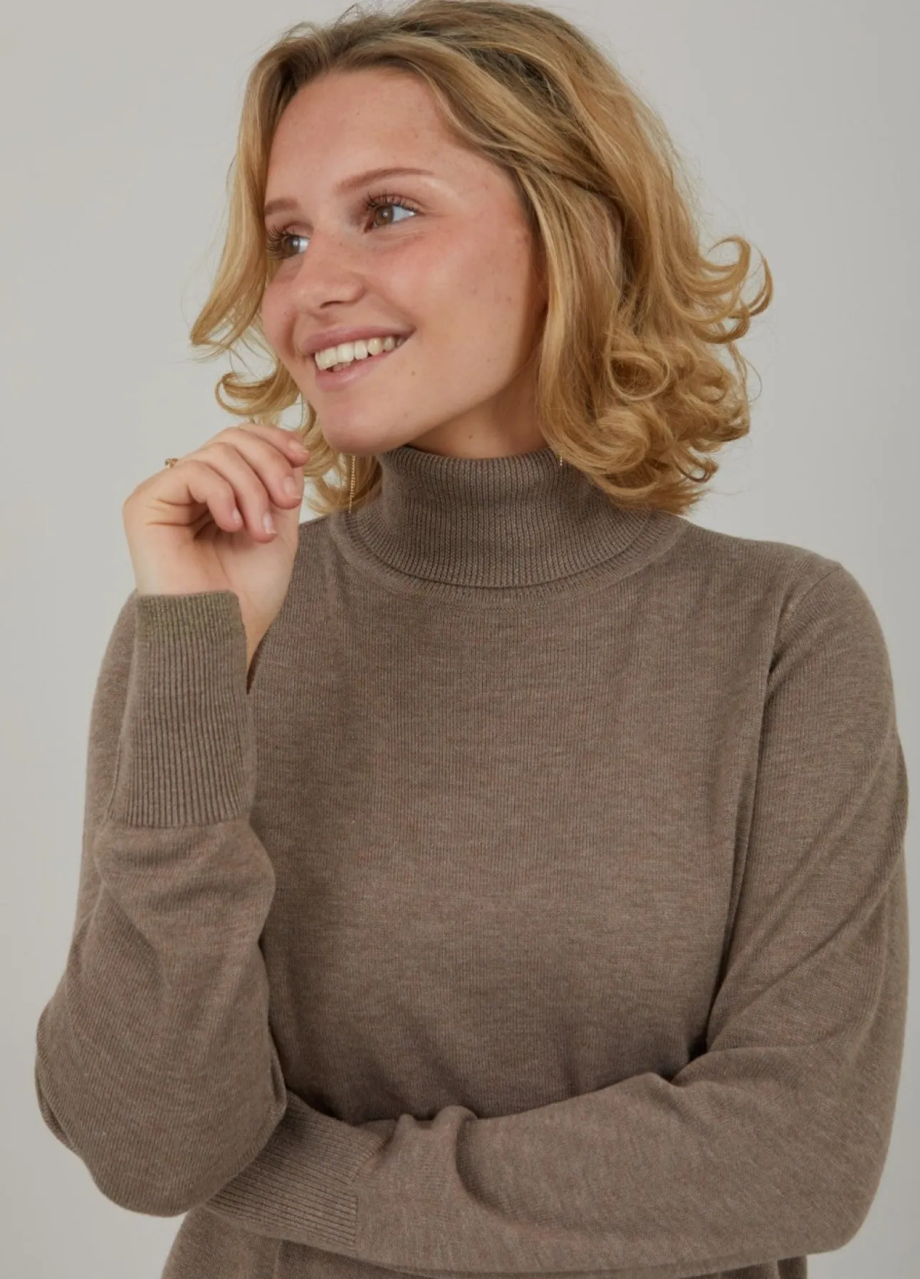 Kvinde Coster Copenhagen Strik^Cc Heart Julia Cashmere Rullehals
