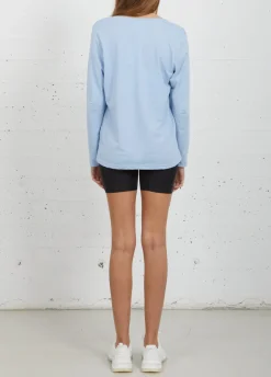 Kvinde Coster Copenhagen T-Shirts^Cc Heart Langaermet T-Shirt M. V-Hals