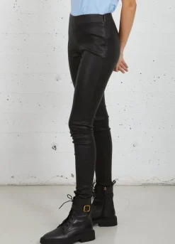Kvinde Coster Copenhagen Bukser^Cc Heart Læderleggings