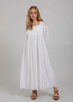 Kvinde Coster Copenhagen Kjoler^Cc Heart Nora Kjole M. Broderie Anglaise