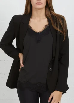 Kvinde Coster Copenhagen Toppe^Cc Heart Top Med Blonder
