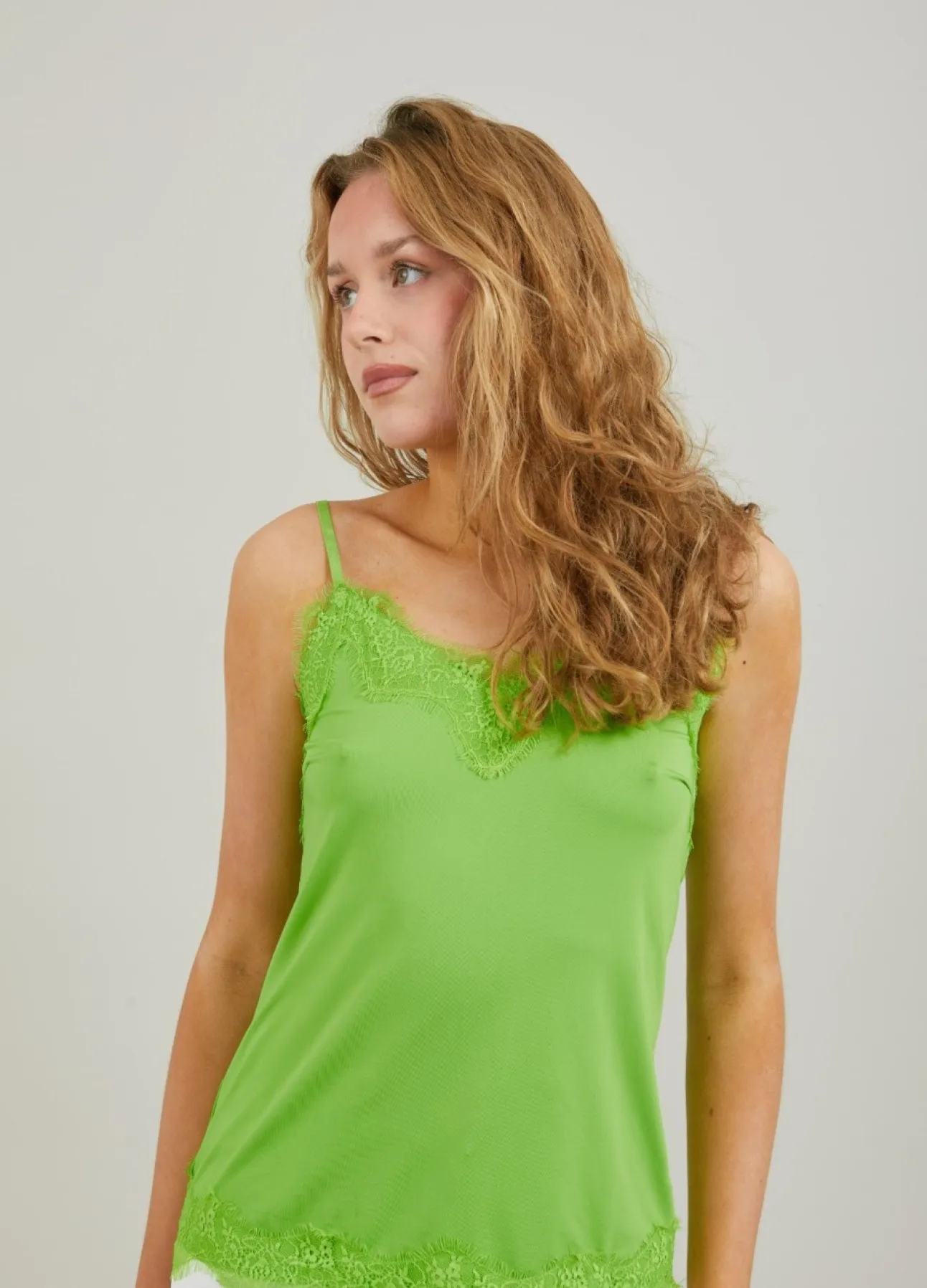 Kvinde Coster Copenhagen Toppe^Cc Heart Top Med Blonder