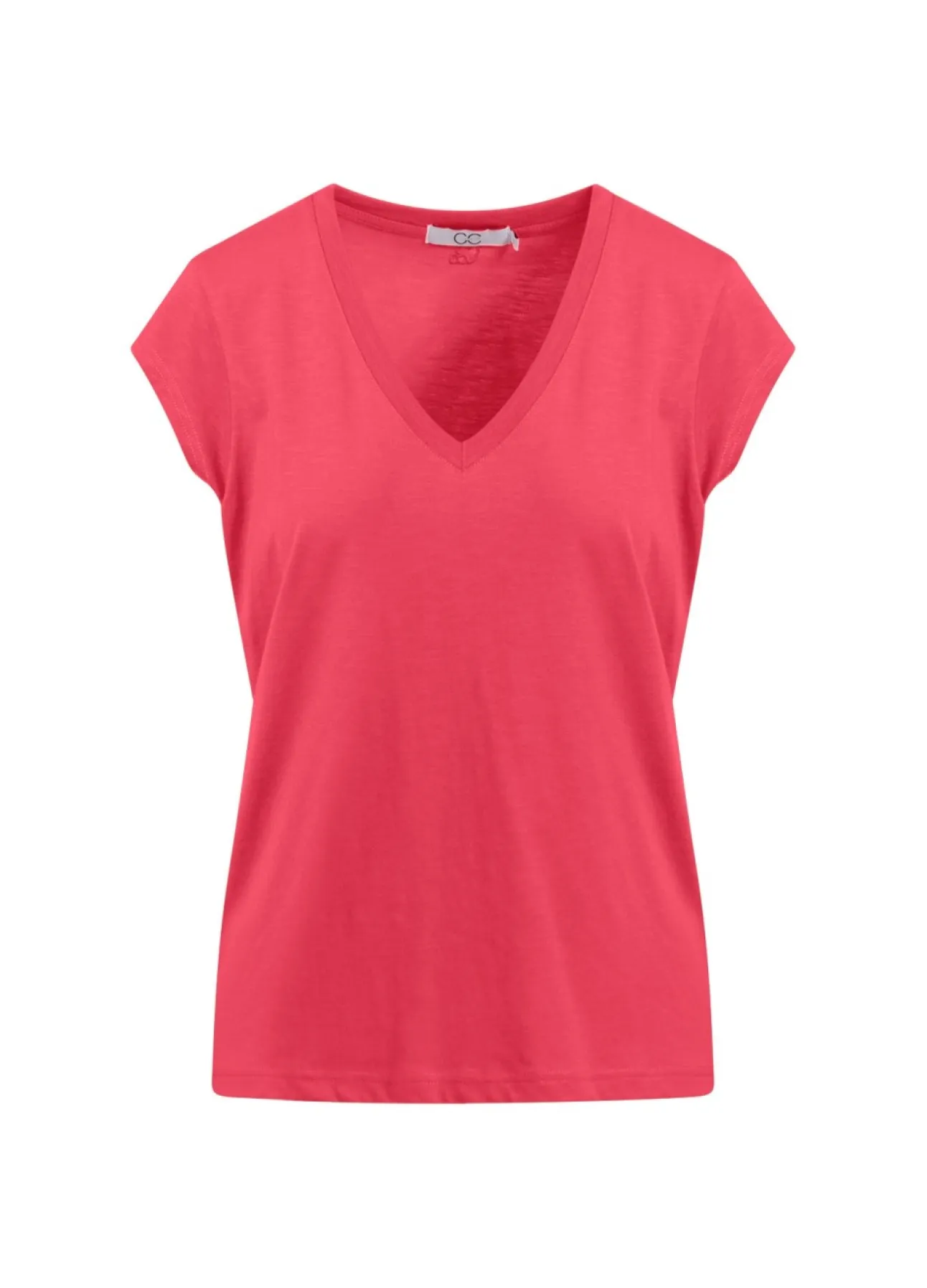 Kvinde Coster Copenhagen T-Shirts^Cc Heart T-Shirt Med V-Hals