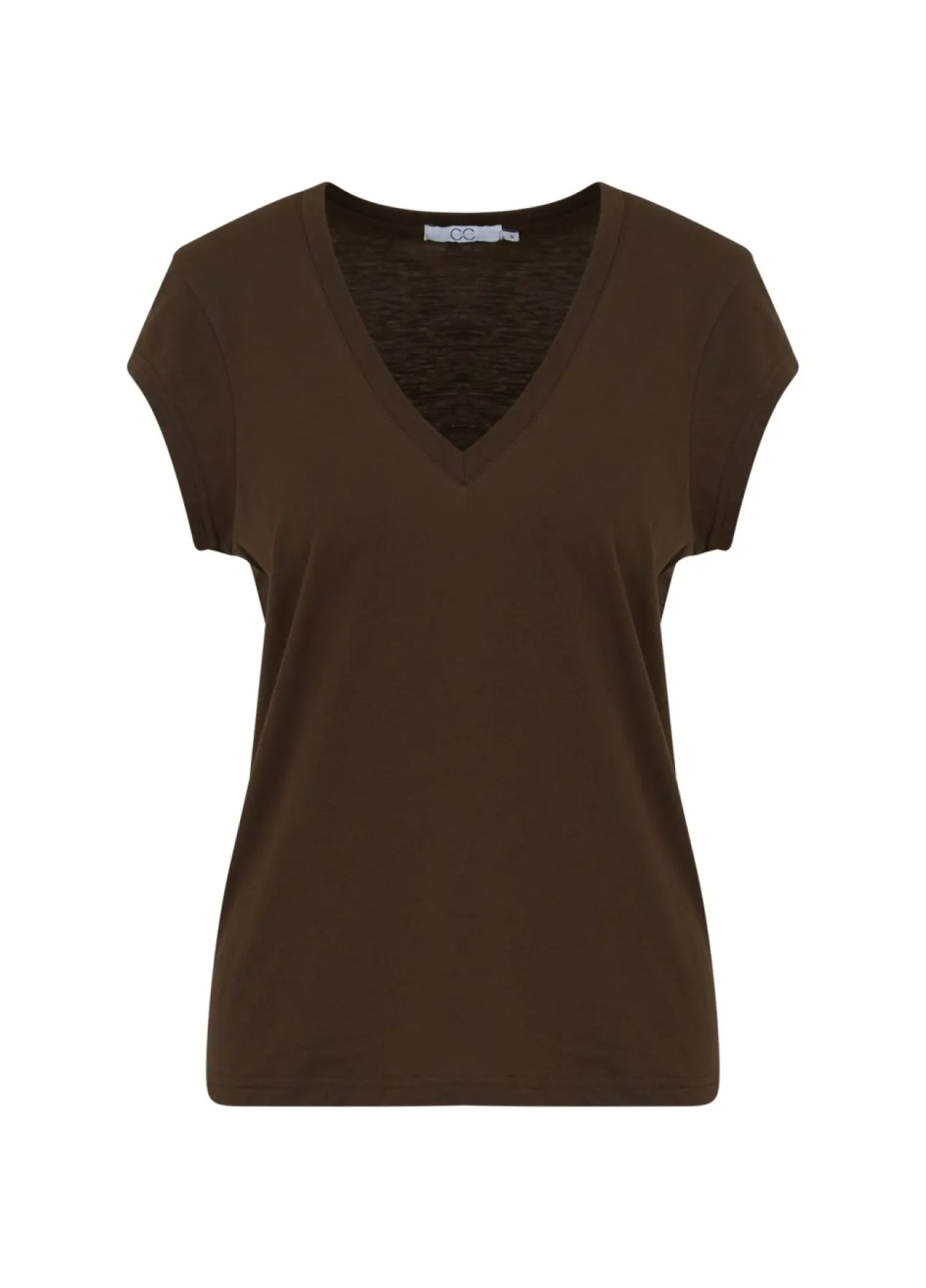 Kvinde Coster Copenhagen T-Shirts^Cc Heart T-Shirt Med V-Hals
