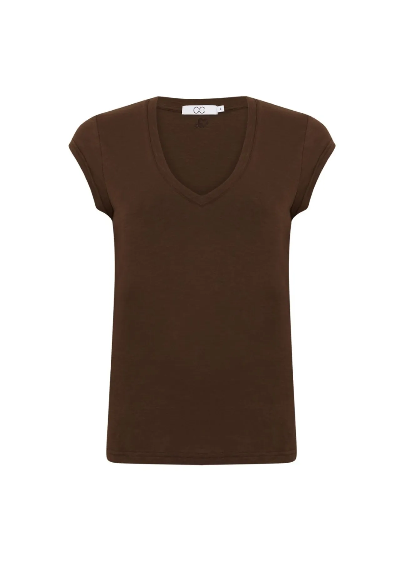 Kvinde Coster Copenhagen T-Shirts^Cc Heart T-Shirt Med V-Hals