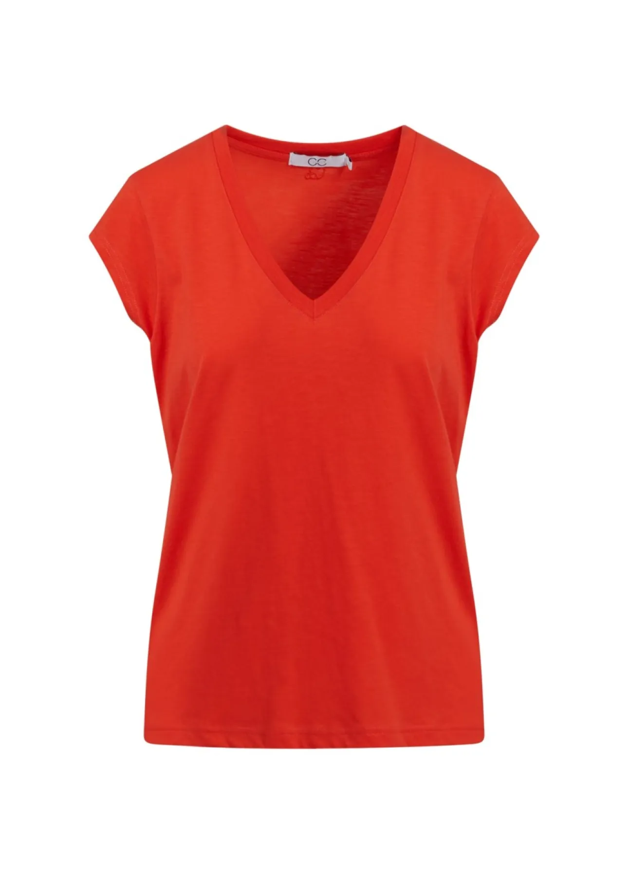 Kvinde Coster Copenhagen T-Shirts^Cc Heart T-Shirt Med V-Hals