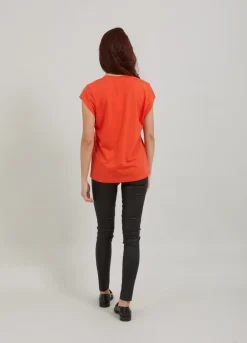 Kvinde Coster Copenhagen T-Shirts^Cc Heart T-Shirt Med V-Hals