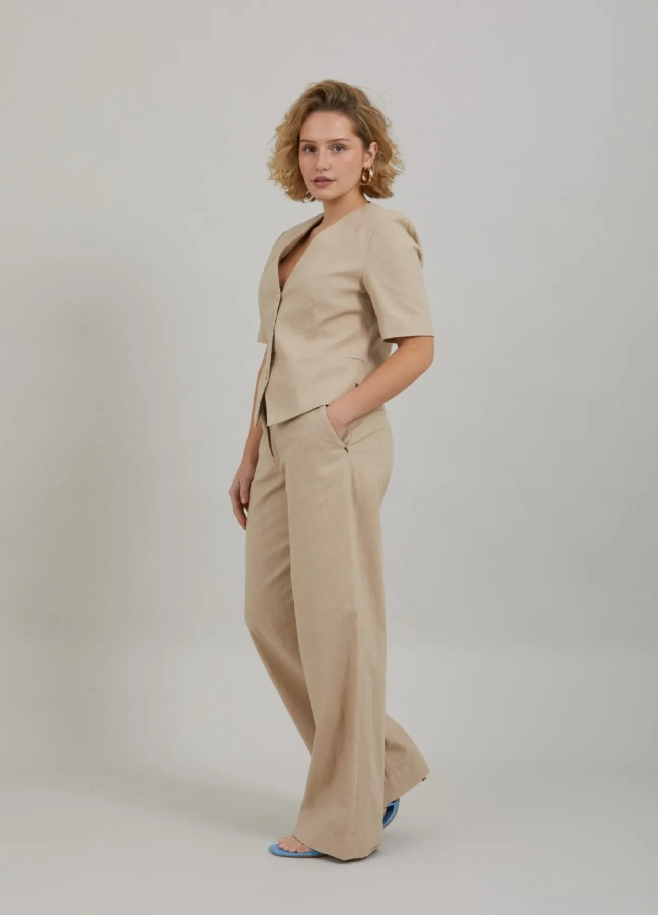 Kvinde Coster Copenhagen Blazers^Cropped Blazer M. Korteaermer