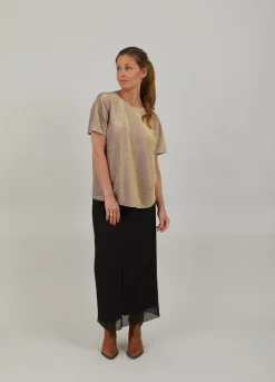 Kvinde Coster Copenhagen Toppe^Glimmer T-Shirt
