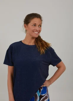 Kvinde Coster Copenhagen Toppe^Glimmer T-Shirt