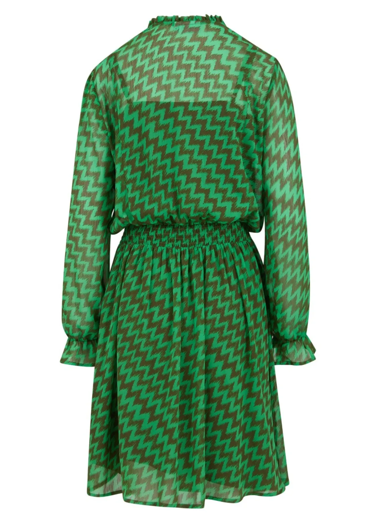 Kvinde Coster Copenhagen Kjoler^Kjole I Zig Zag Ikat Print