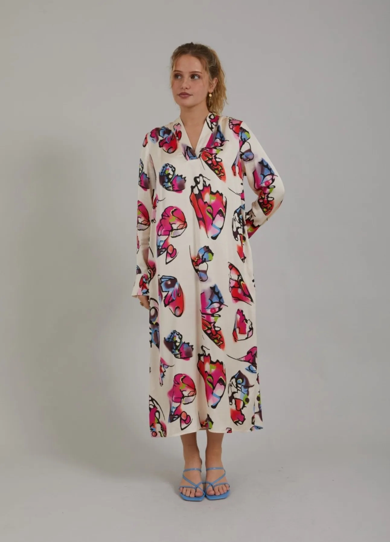 Kvinde Coster Copenhagen Kjoler^Kjole M. Butterfly Print