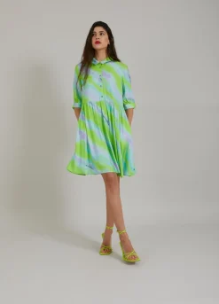 Kvinde Coster Copenhagen Kjoler^Kjole M. Faded Stripe Print