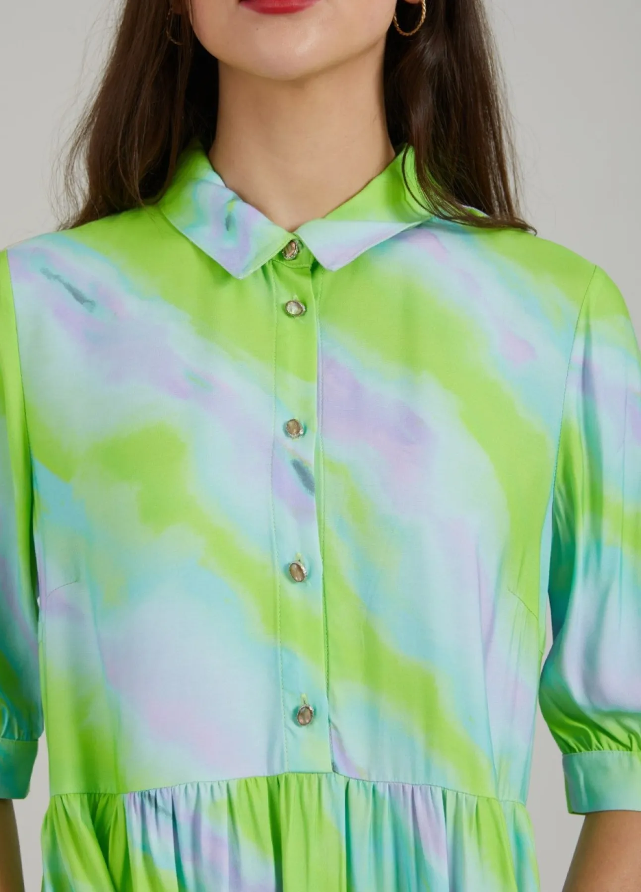 Kvinde Coster Copenhagen Kjoler^Kjole M. Faded Stripe Print
