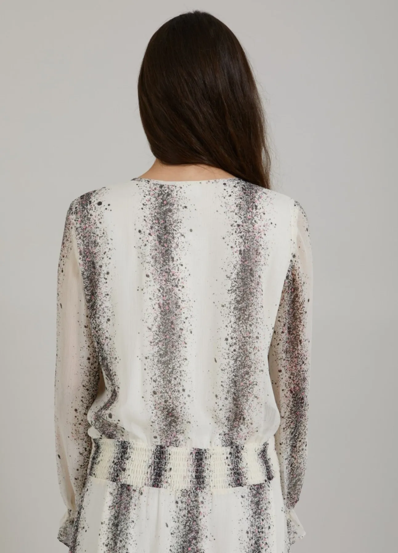 Kvinde Coster Copenhagen Kjoler^Kjole M. Stripe Splash Print