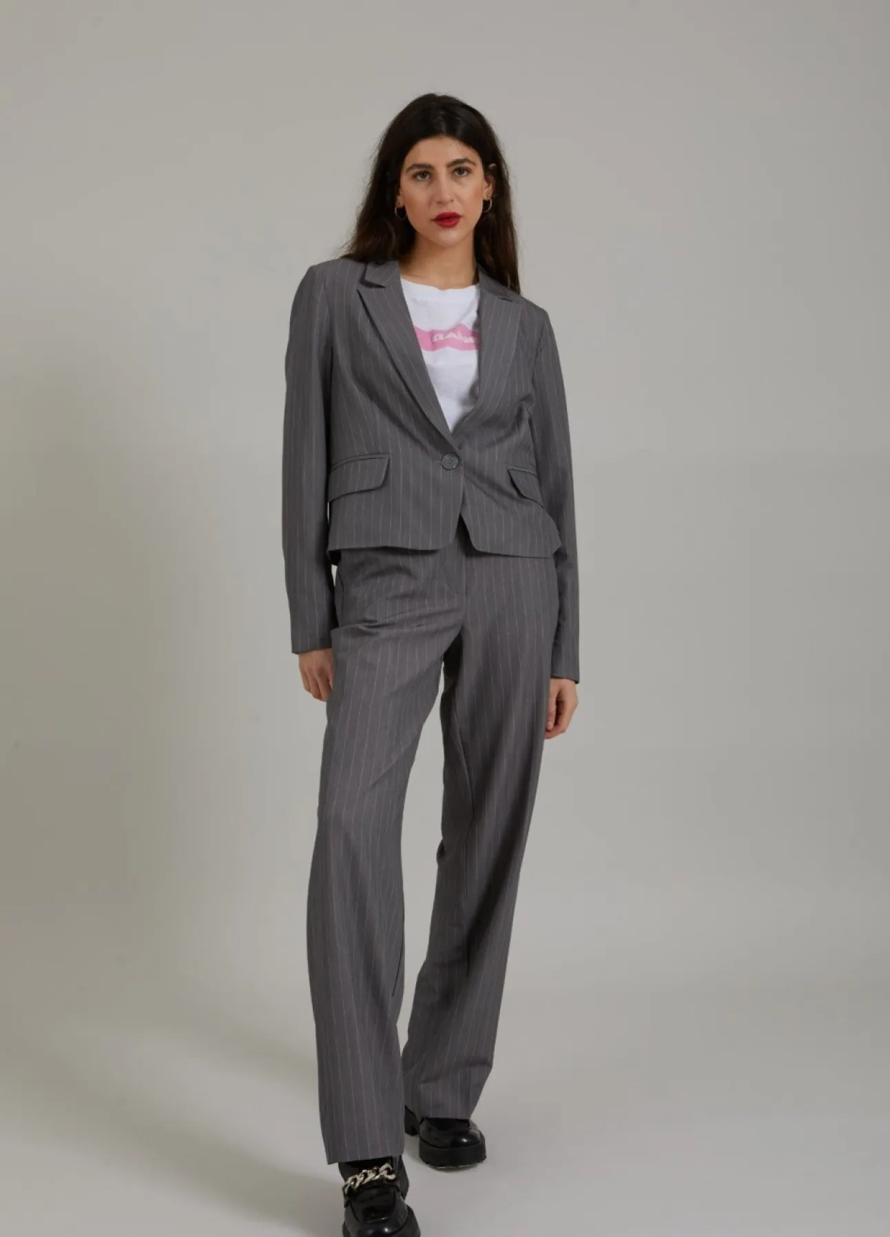 Kvinde Coster Copenhagen Blazers^Kort Blazer M. Nalestriber