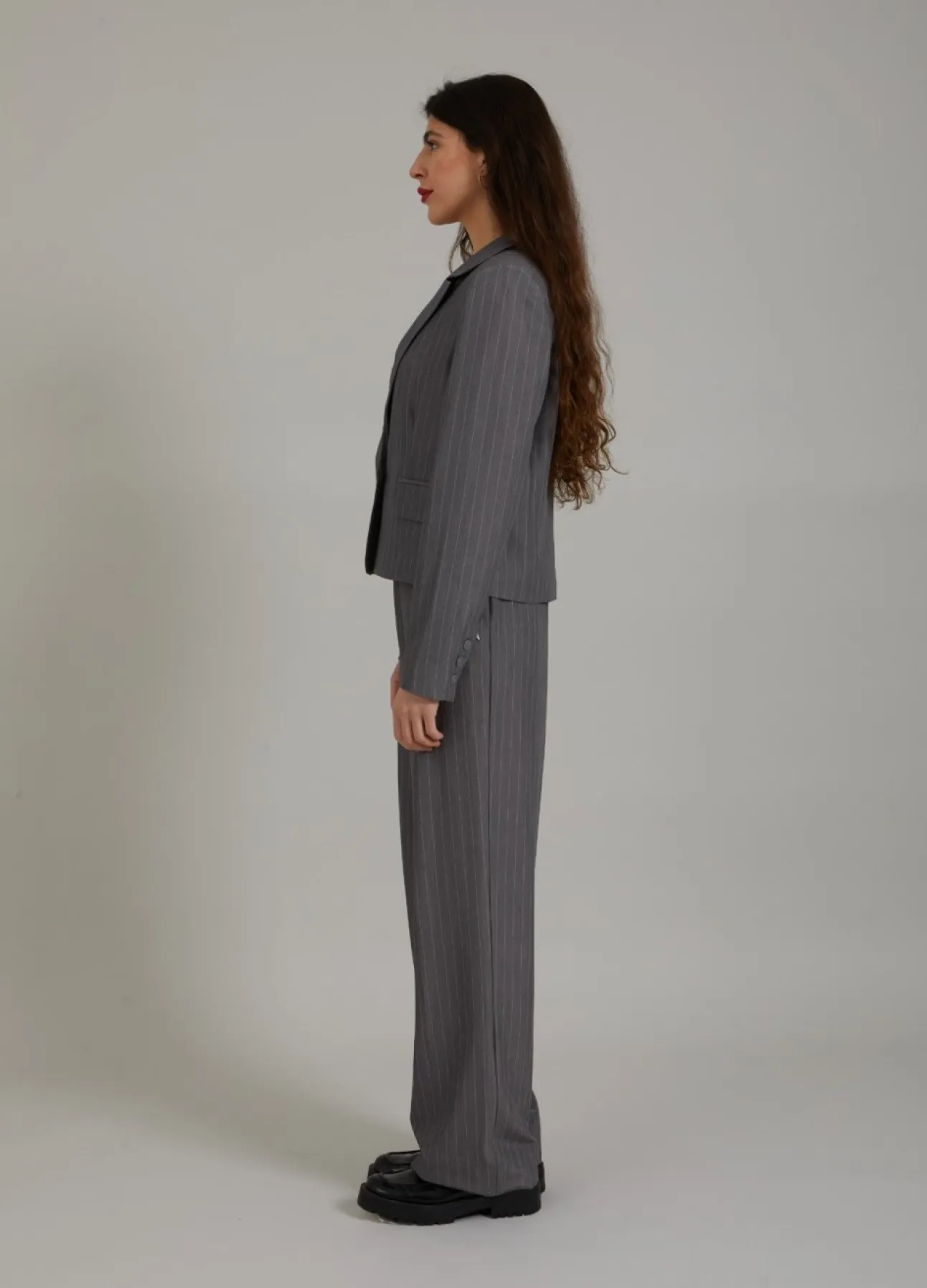 Kvinde Coster Copenhagen Blazers^Kort Blazer M. Nalestriber