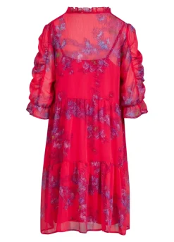 Kvinde Coster Copenhagen Kjoler^Kort Kjole M. Feather Bloom Print