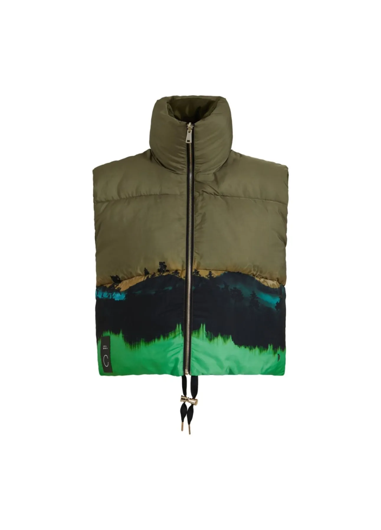 Kvinde Coster Copenhagen Jakker Og Frakker^Kort Vest I Magic Forest Print