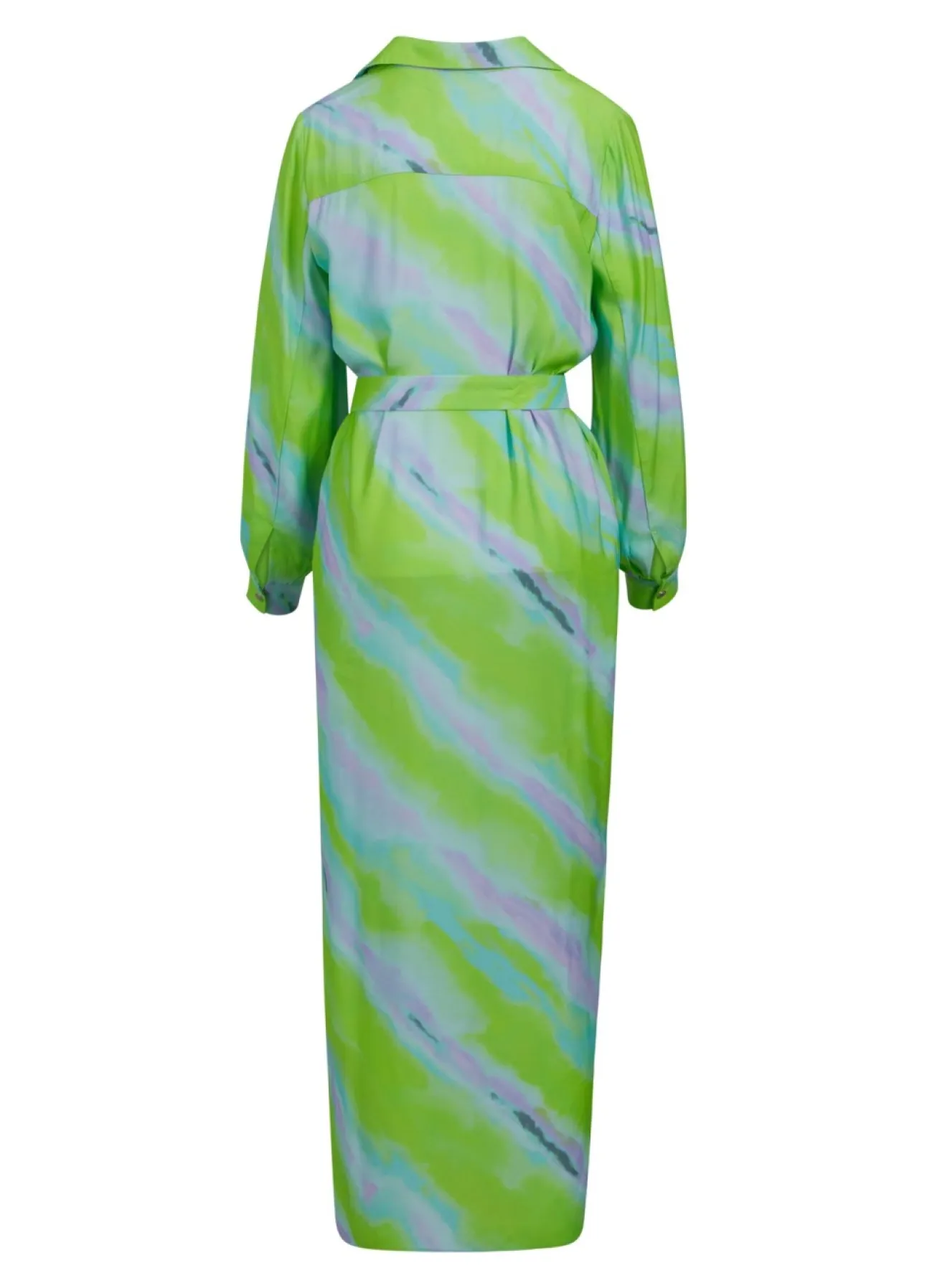 Kvinde Coster Copenhagen Kjoler^Lang Kjole M. Faded Stripe Print