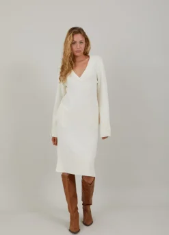 Kvinde Coster Copenhagen Strik^Seawool Boucle Lang Strik