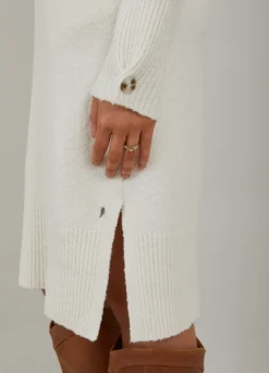 Kvinde Coster Copenhagen Strik^Seawool Boucle Lang Strik
