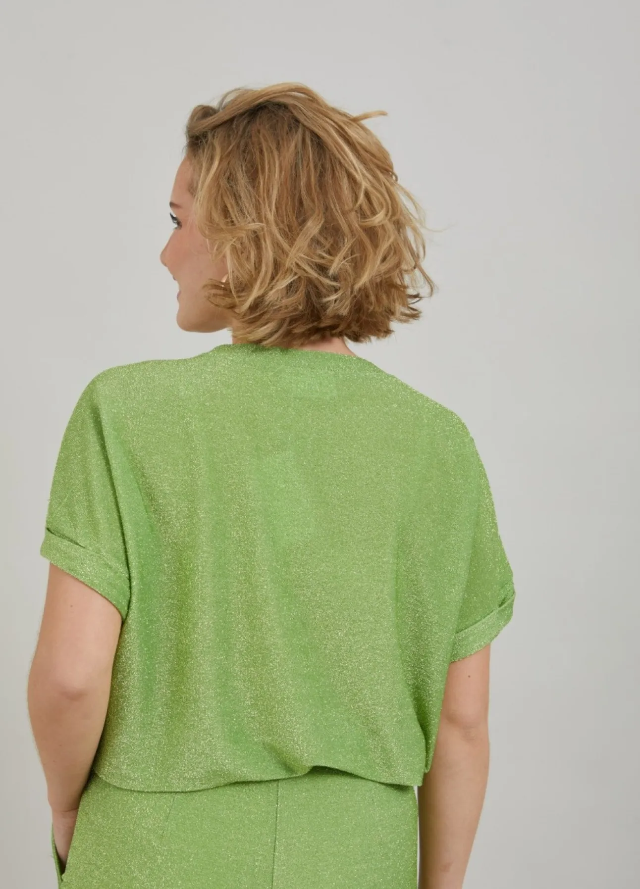 Kvinde Coster Copenhagen Skjorter Og Bluser^Shimmer Top M. Samlinger Pa Aermet