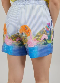 Kvinde Coster Copenhagen Shorts^Short M. Magic Island Print