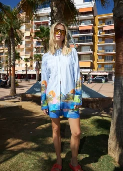 Kvinde Coster Copenhagen Shorts^Short M. Magic Island Print