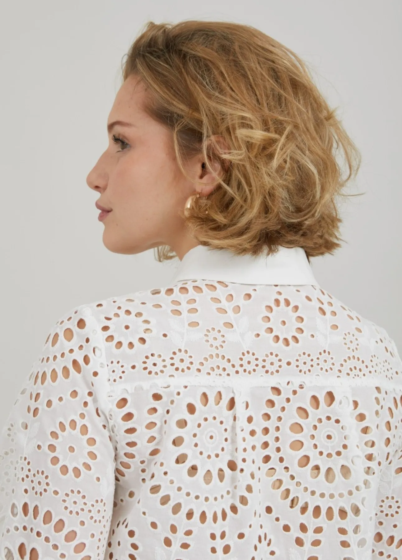 Kvinde Coster Copenhagen Skjorter Og Bluser^Skjorte I Broderi Anglaise