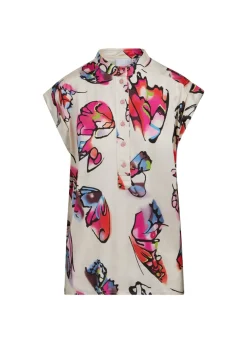 Kvinde Coster Copenhagen Toppe^Skjorte M. Butterfly Print
