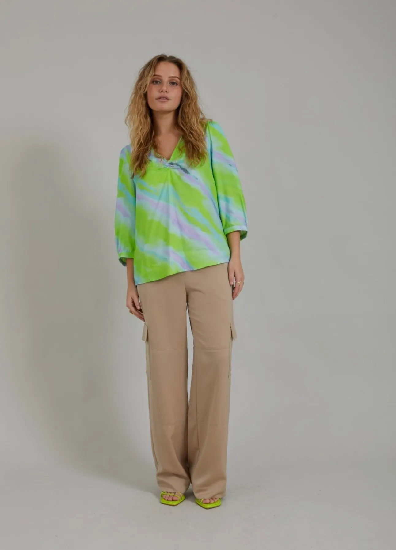 Kvinde Coster Copenhagen Skjorter Og Bluser^Skjorte M. Faded Stripe Print
