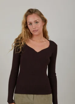 Kvinde Coster Copenhagen Strik^Strik M. Heart Shape Hals
