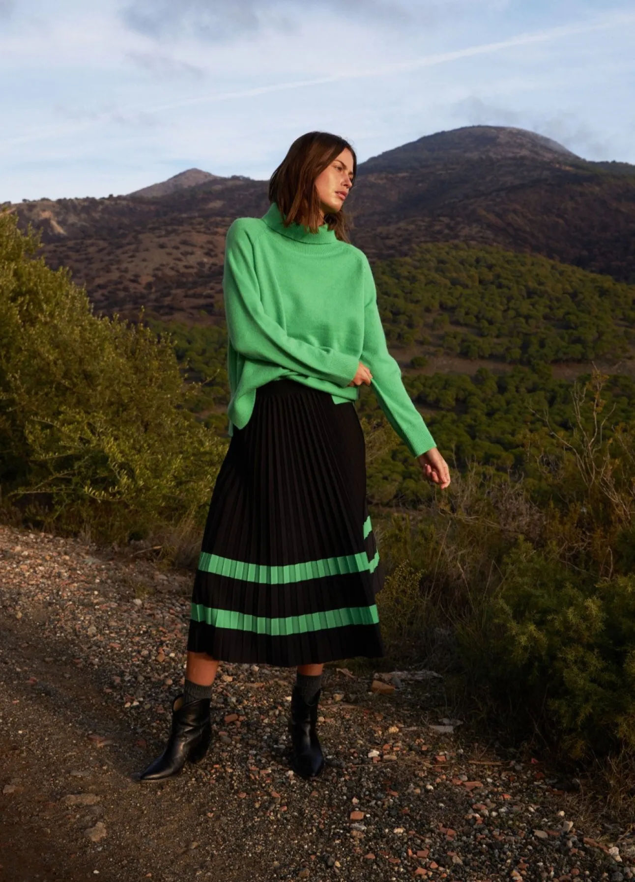 Kvinde Coster Copenhagen Strik^Sweater M. Hoj Hals