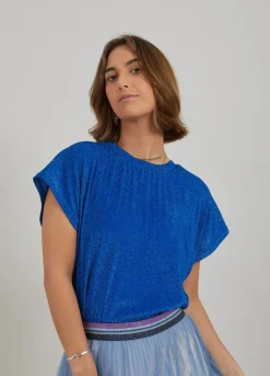 Kvinde Coster Copenhagen Toppe^Top I Lurex Jersey